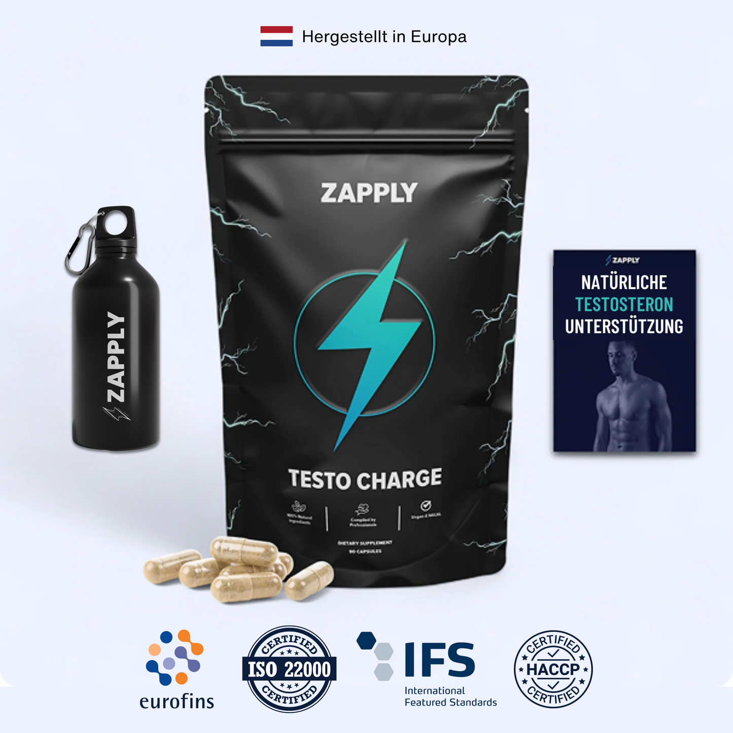 Testo Charge: 90 capsules + Free E-book offer