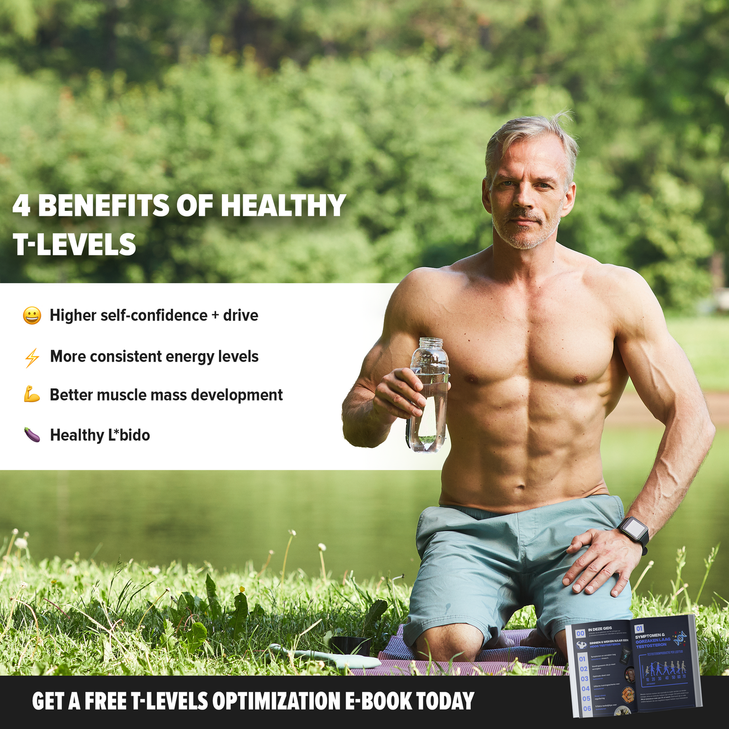 Testo Charge: 90 capsules + Free E-book