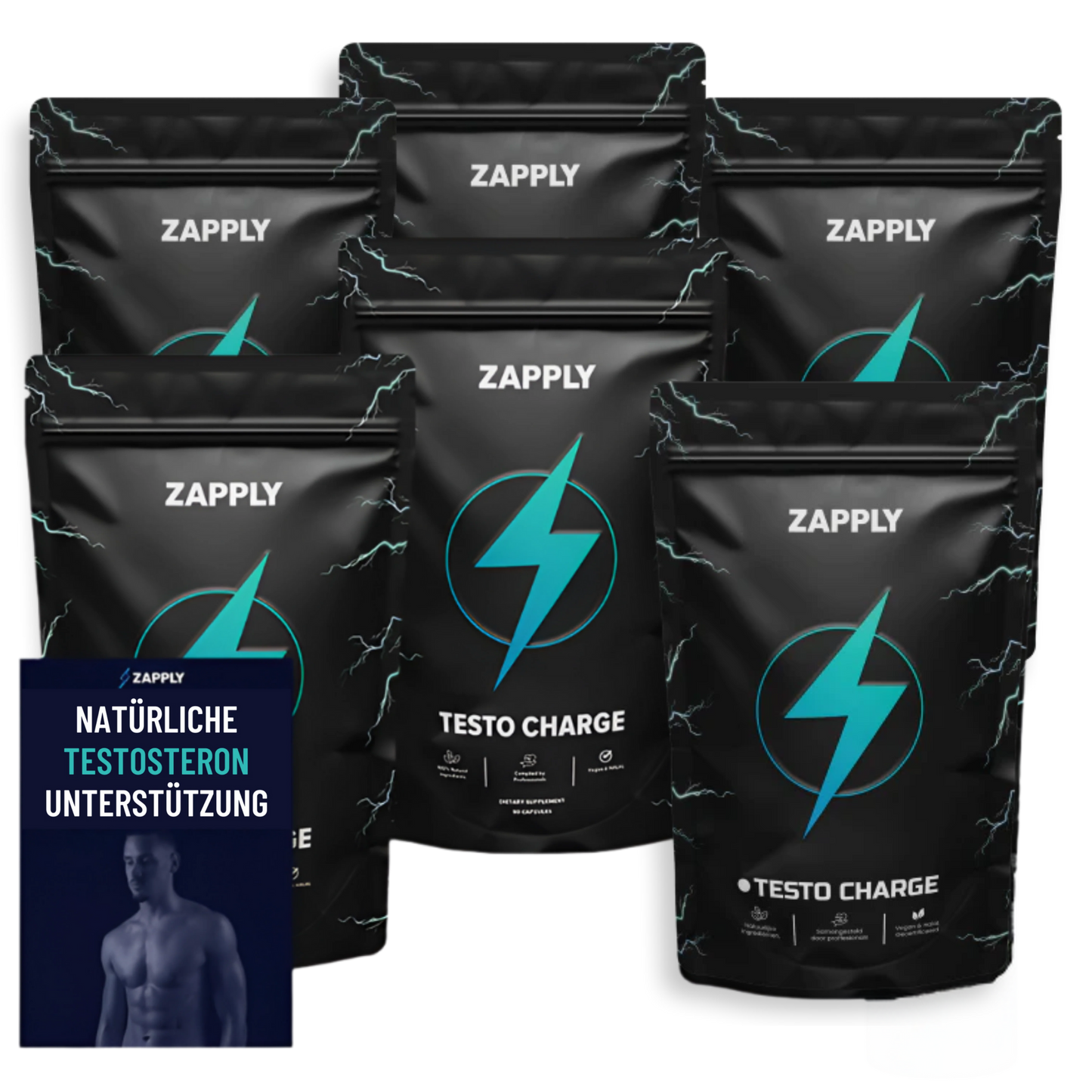 Testo Charge: 90 capsules + Free E-book offer