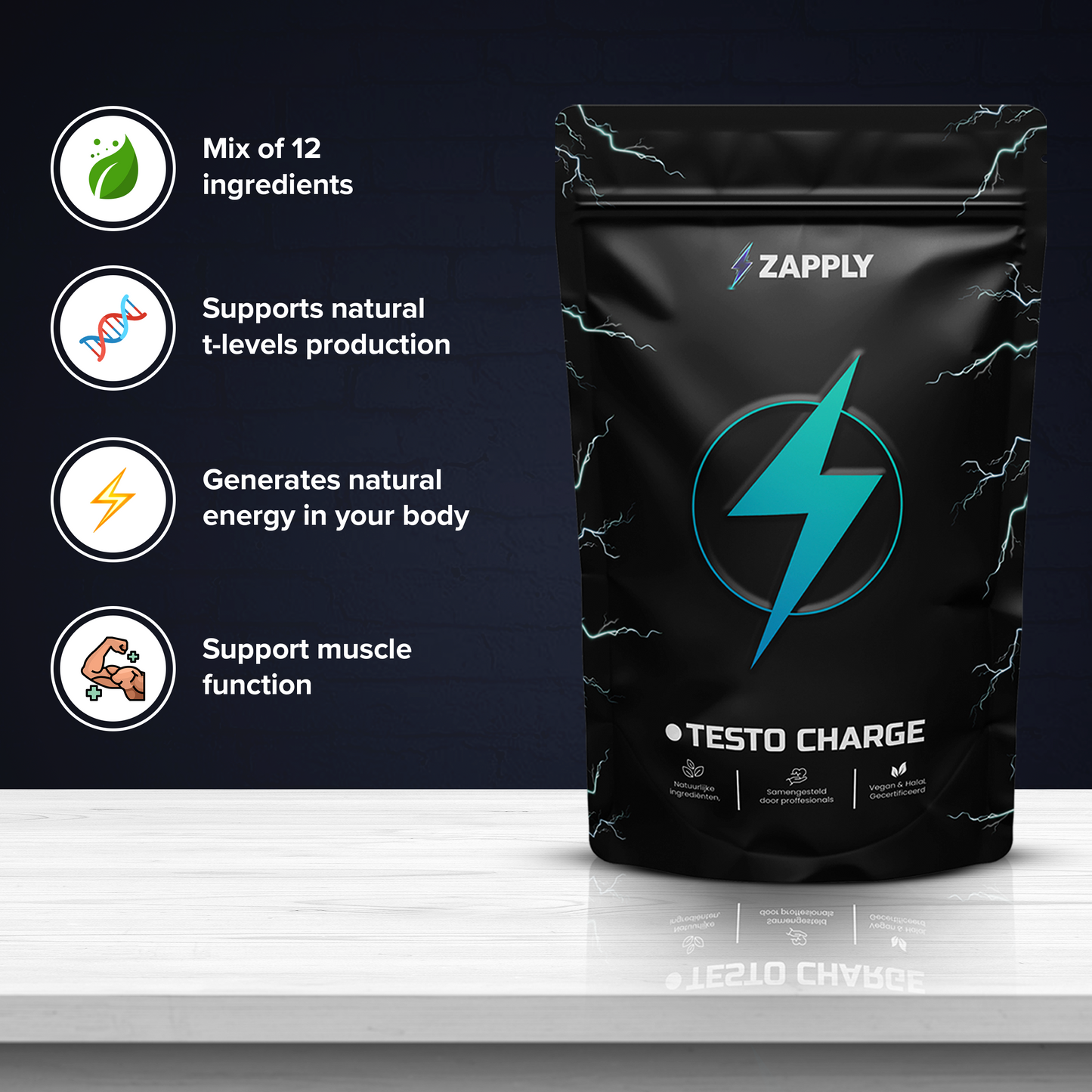 Testo Charge 6er-Bundle (540 Kapseln)