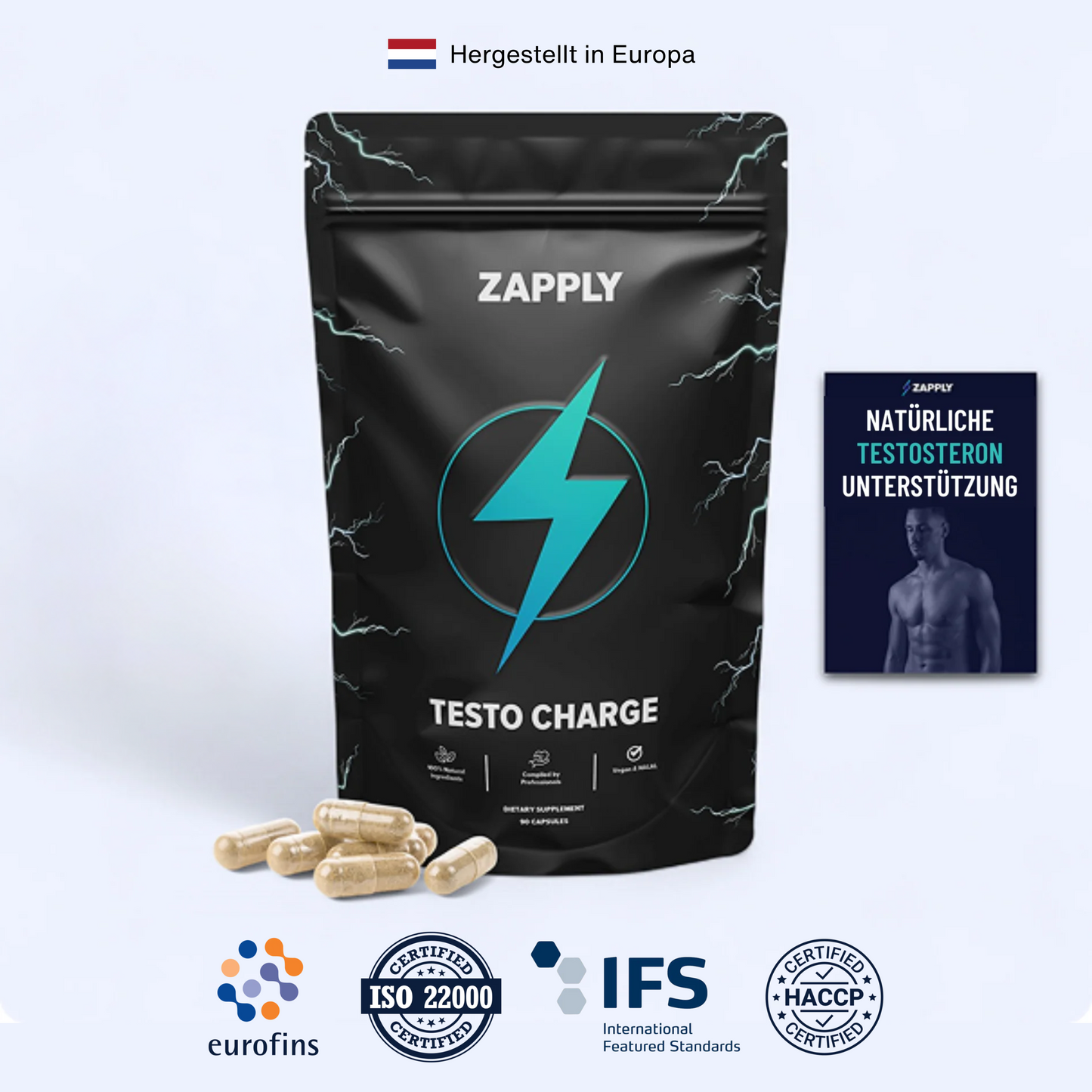 Testo Charge: 90 capsules + Free E-book offer