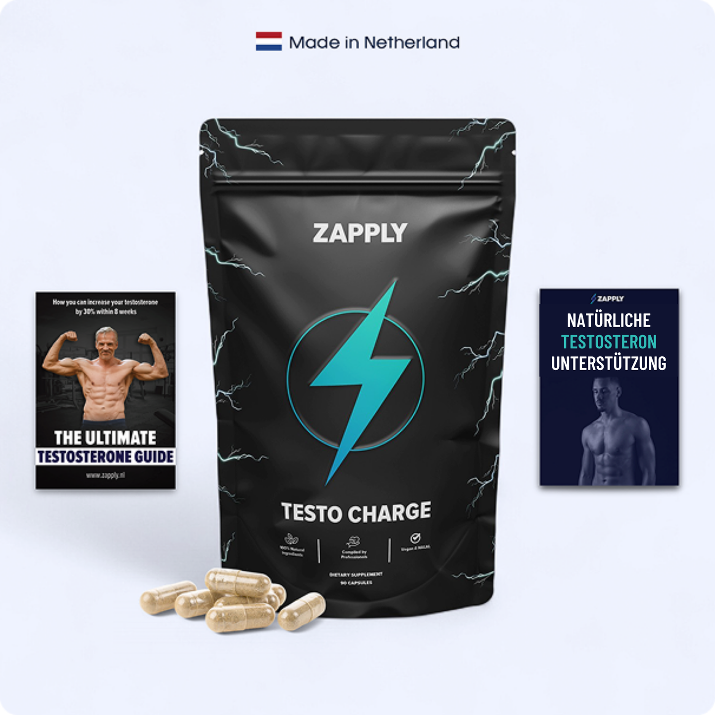 Testo Charge: 90 capsules + Free E-book offer