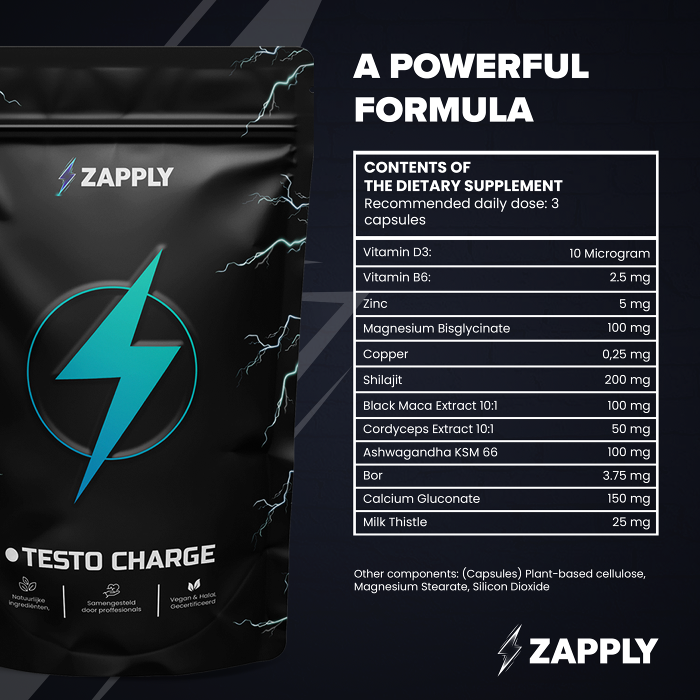 Testo Charge 6er-Bundle (540 Kapseln)